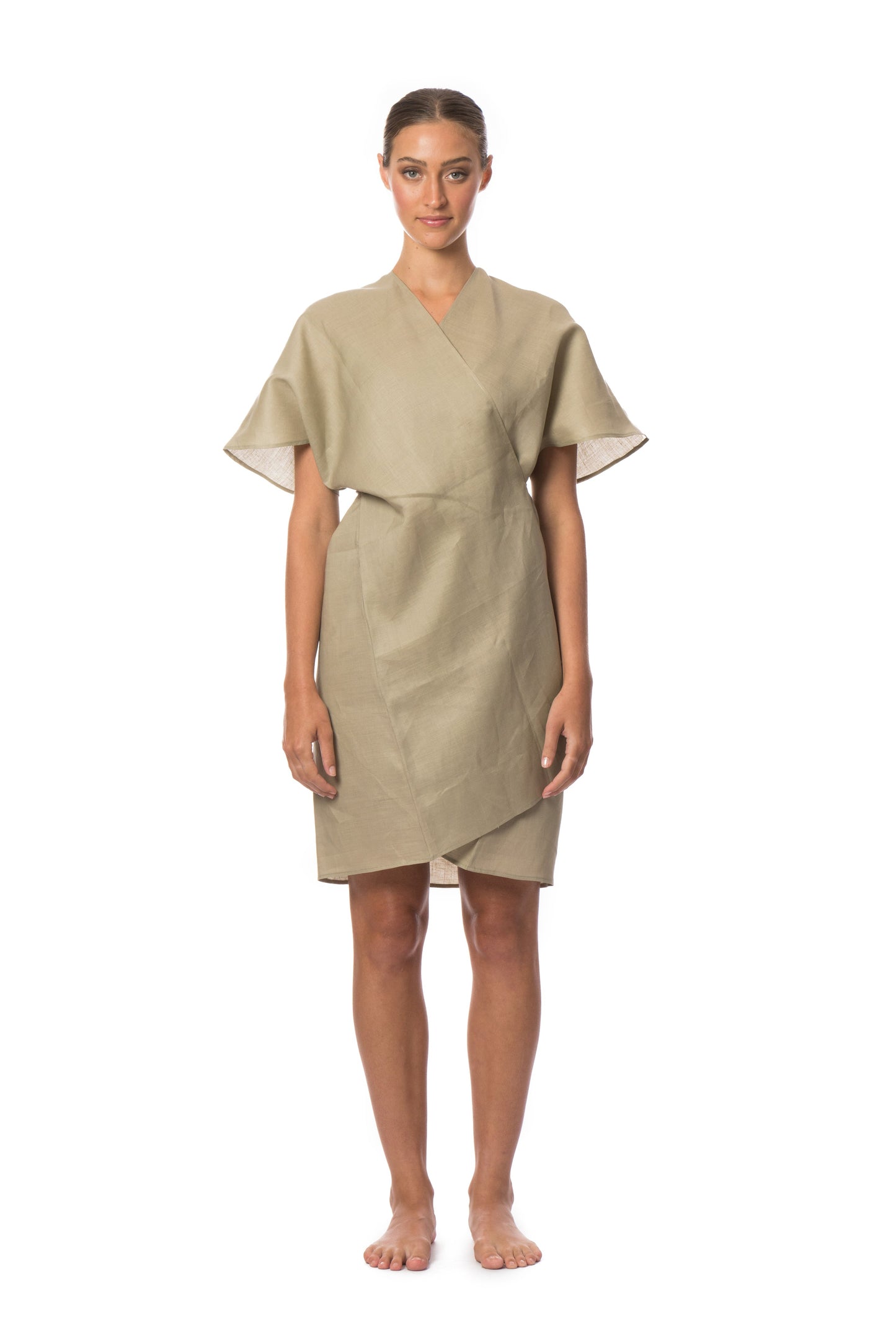 Alina 3-way Coverup in Gumleaf Green