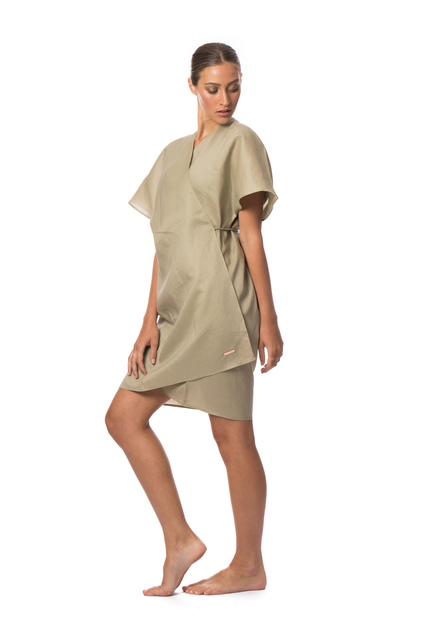 Alina 3-way Coverup in Gumleaf Green