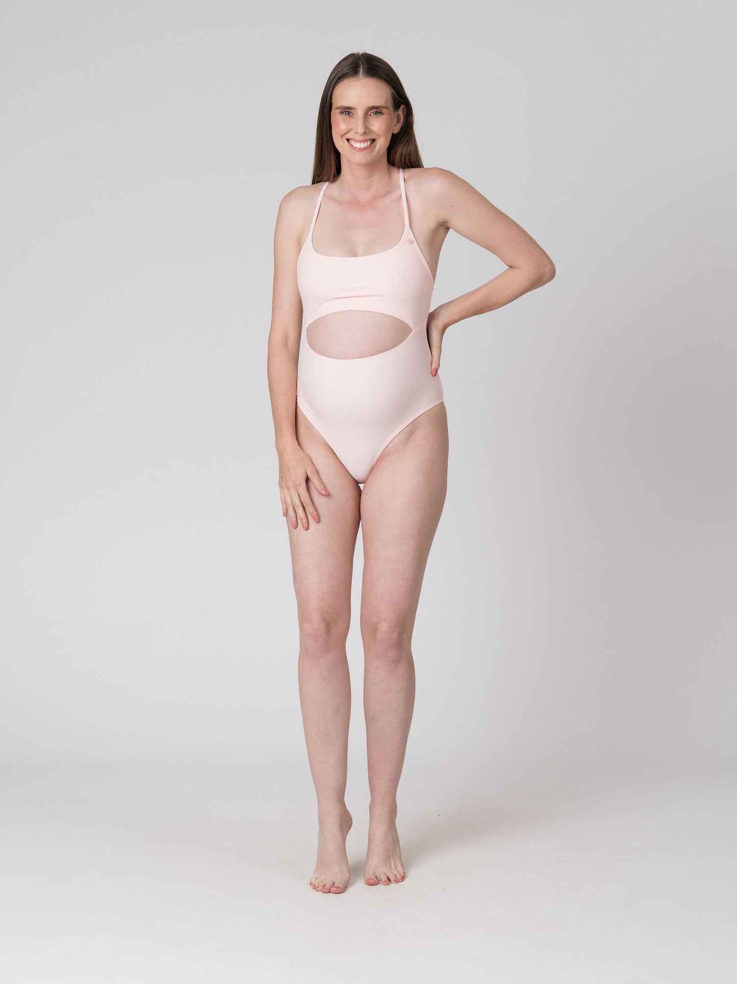 Pia One Piece in Rose Quartz