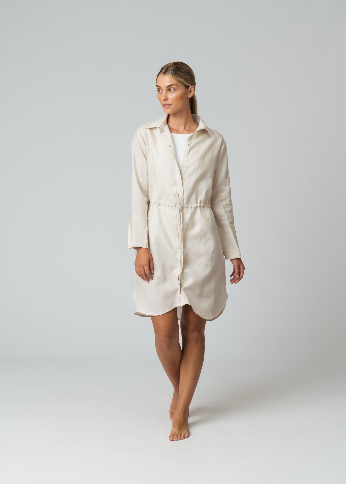 Adelaida Linen Coverup