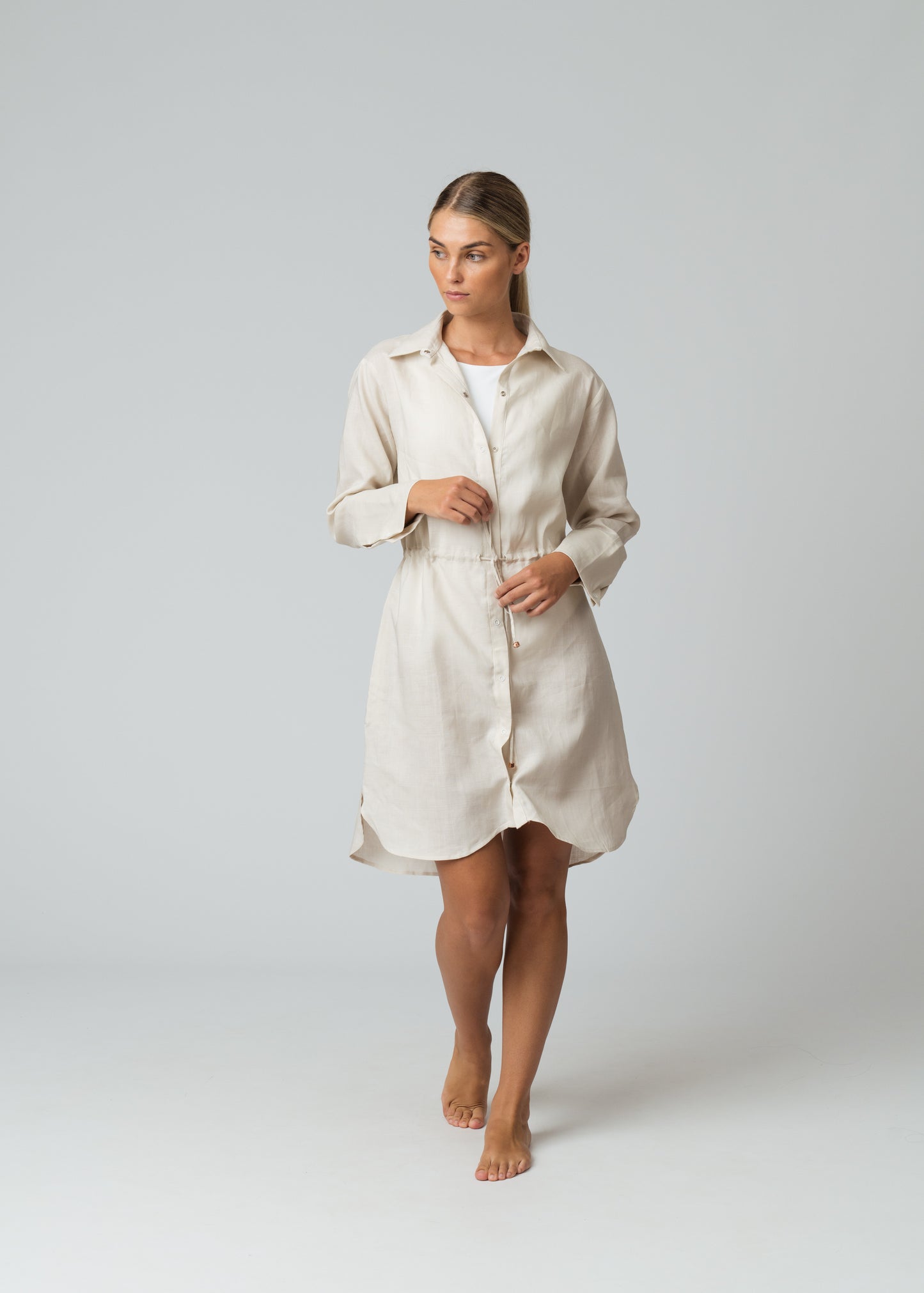 Adelaida Linen Coverup