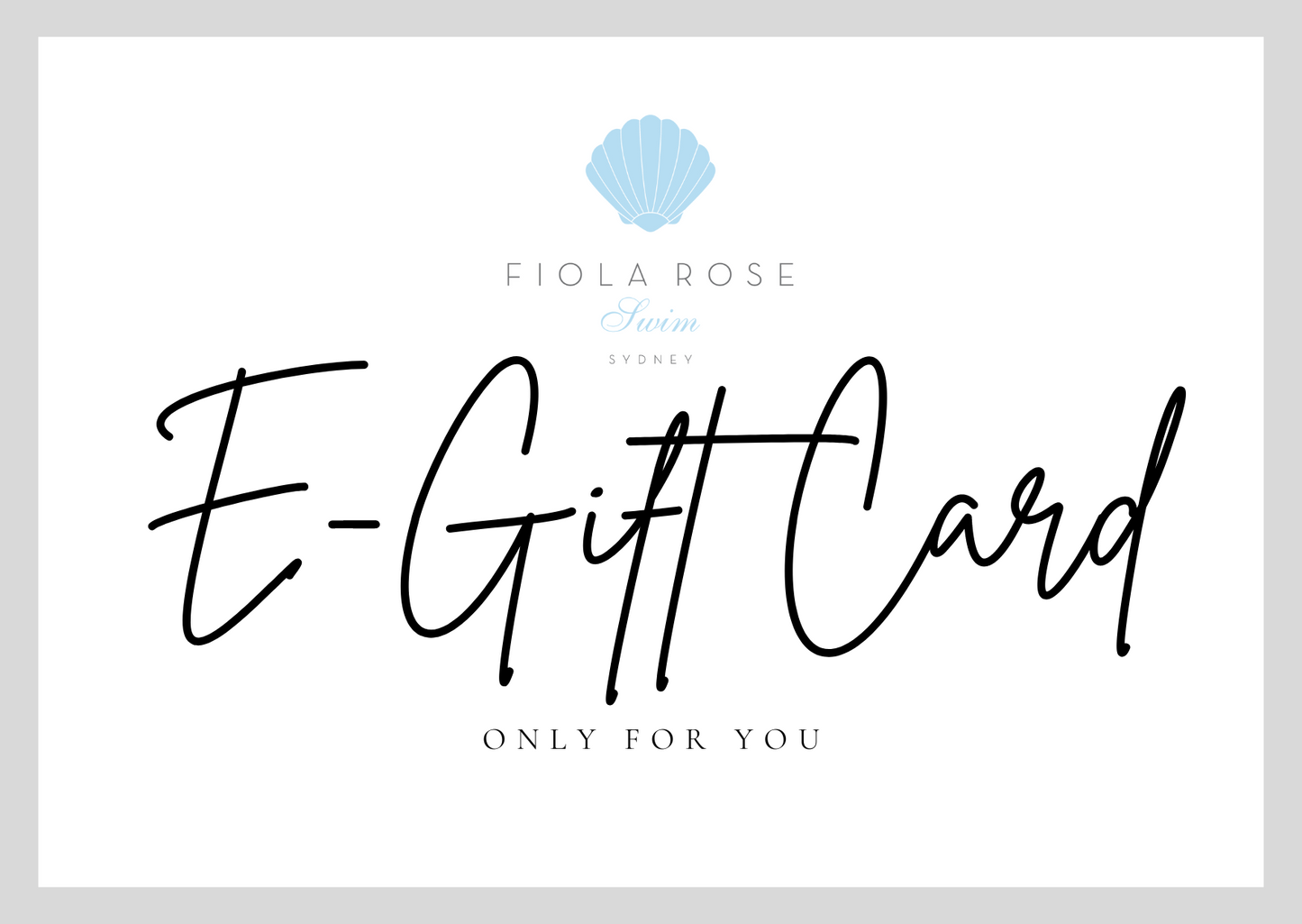 E-GIFT CARD