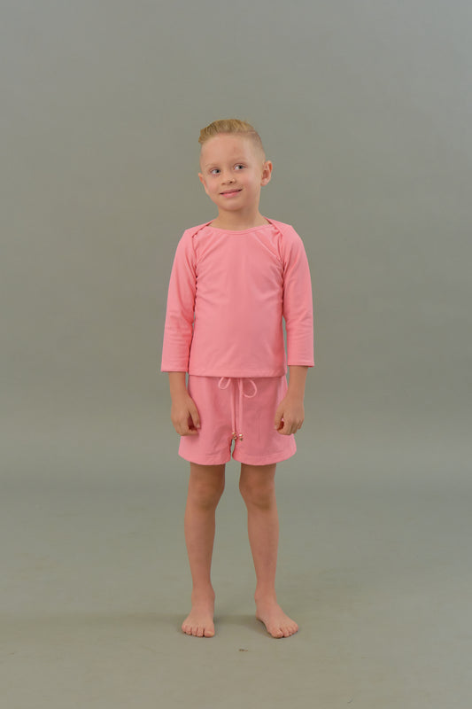 Rashie Top in Pink Tourmaline