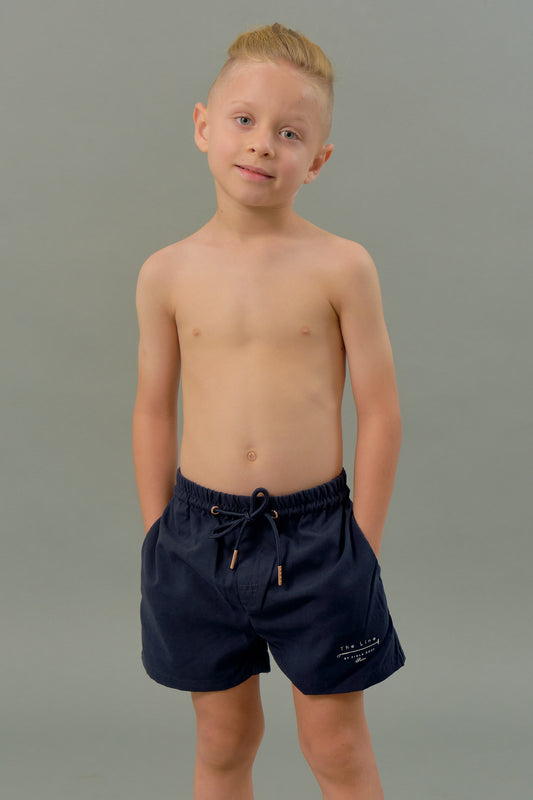 Boy's Swim Trunks in Sapphire