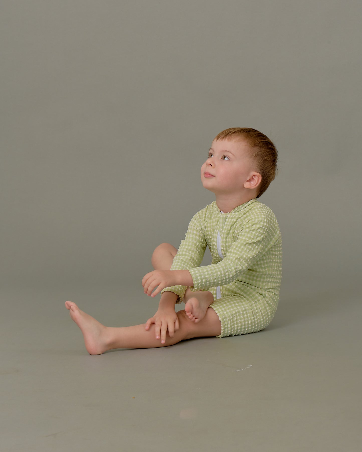 Sunsuit in Jade Gingham