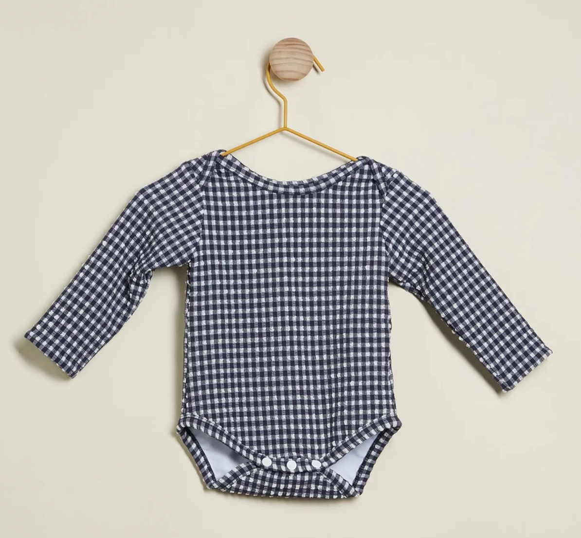 Swim Bodysuit in Sapphire Gingham