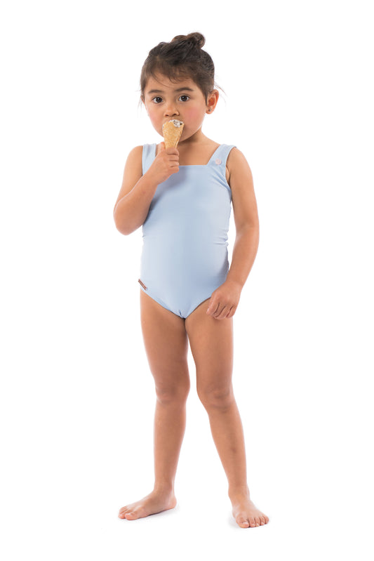Olivia Girls One Piece in Sky Blue