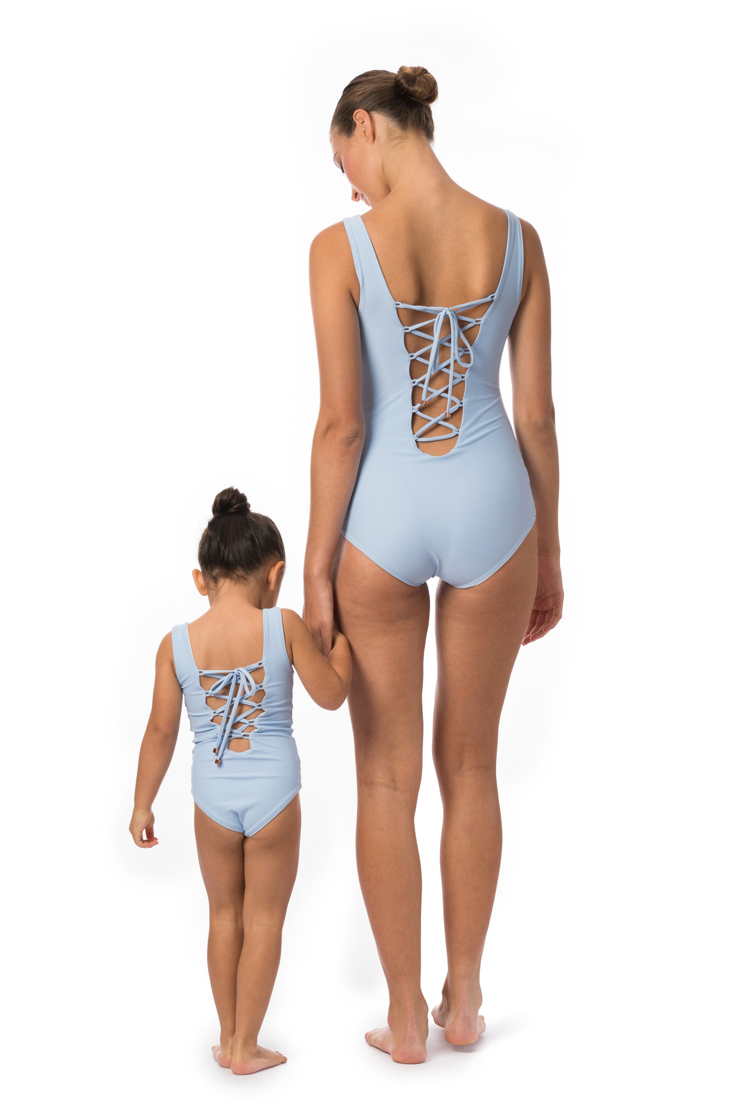 Olivia Girls One Piece in Sky Blue