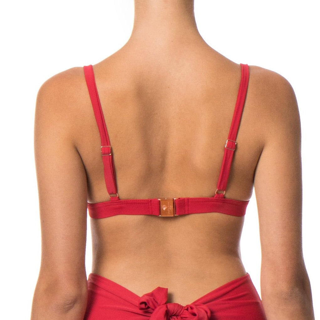 Ariella Top in Rose Red