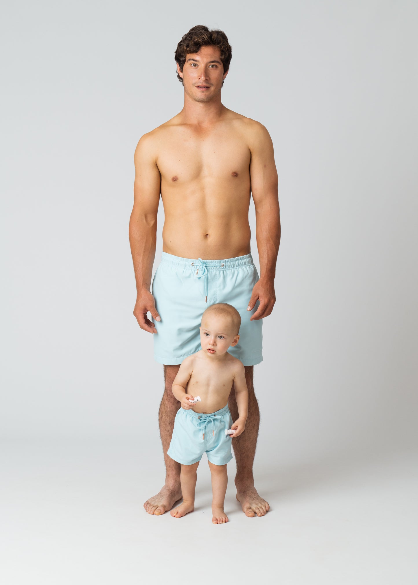 Men's Swim Trunks in Aquamarine