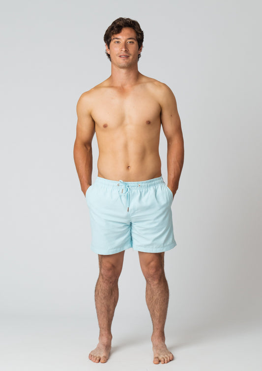 Men's Swim Trunks in Aquamarine