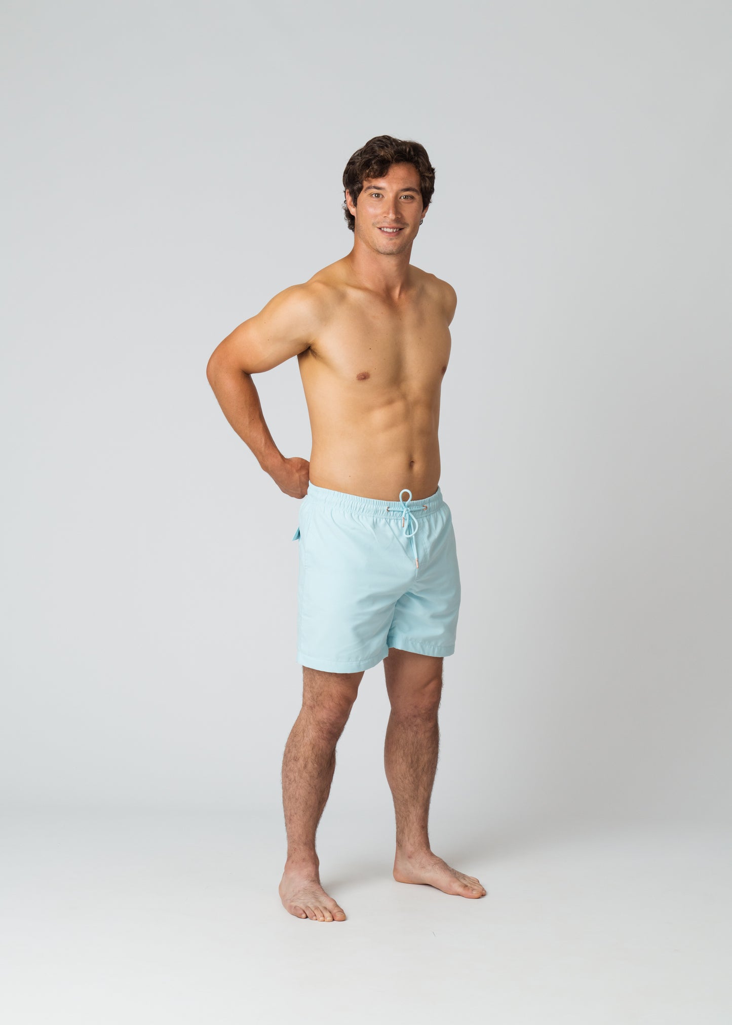 Men's Swim Trunks in Aquamarine