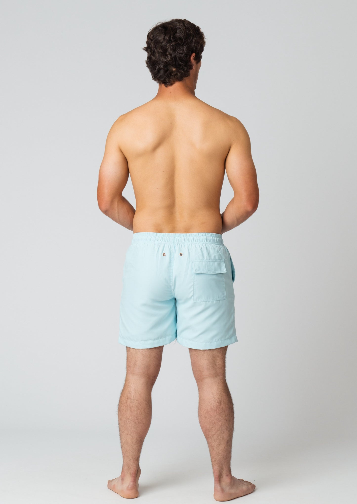 Men's Swim Trunks in Aquamarine