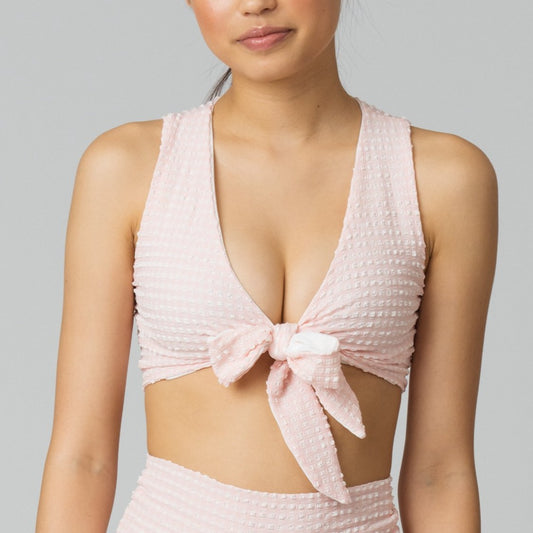 Rosie Top in Rose Quartz Gingham