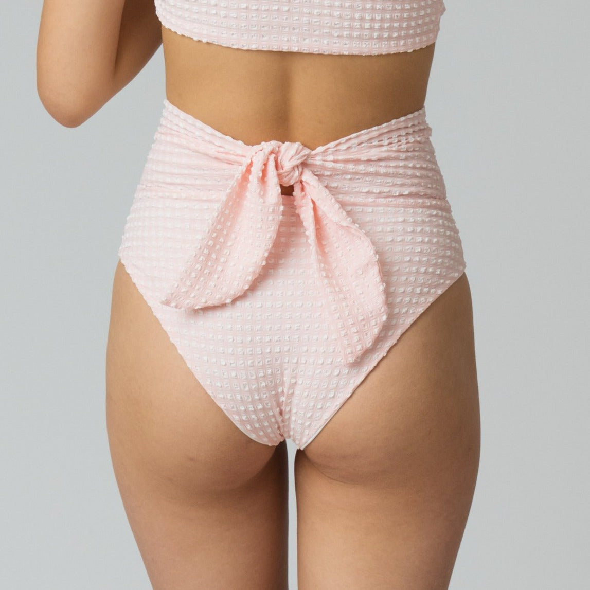 Leilani Bottom in Rose Quartz Gingham