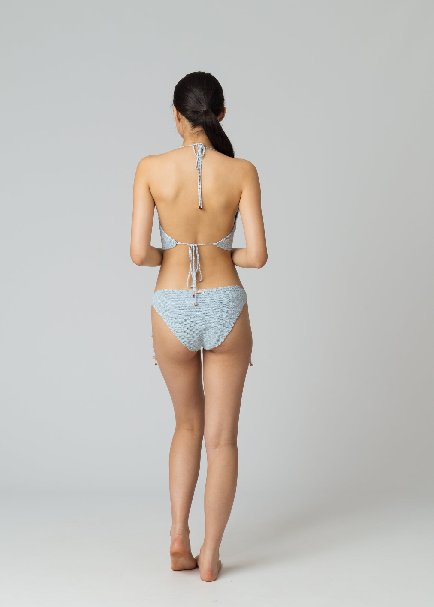Lara Crochet Bikini in Aquamarine