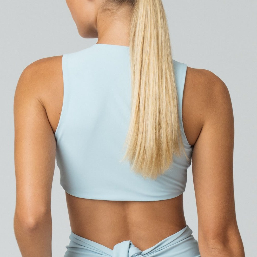 Rosie Top in Aquamarine