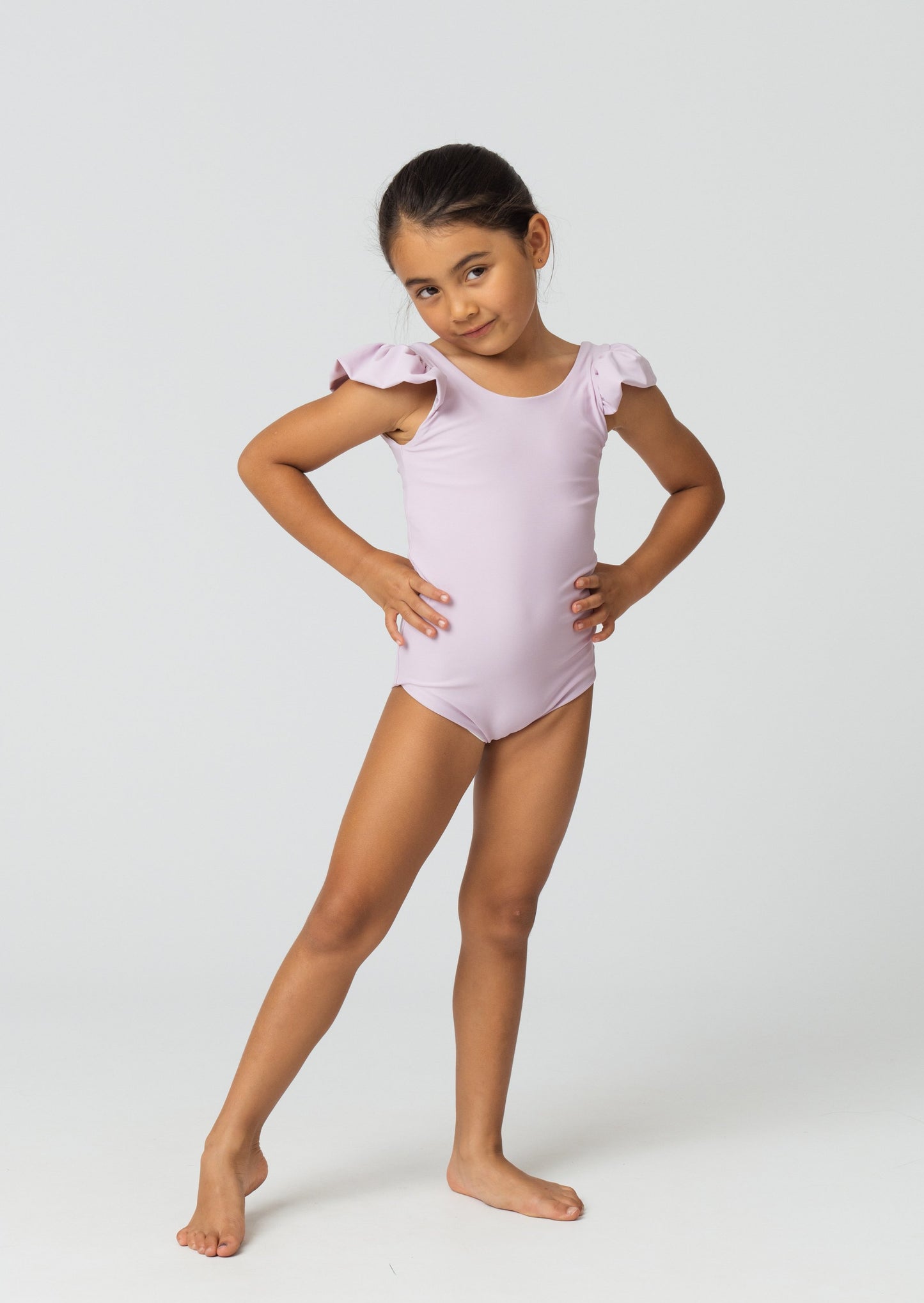 Leonor Girls One Piece in Amethyst