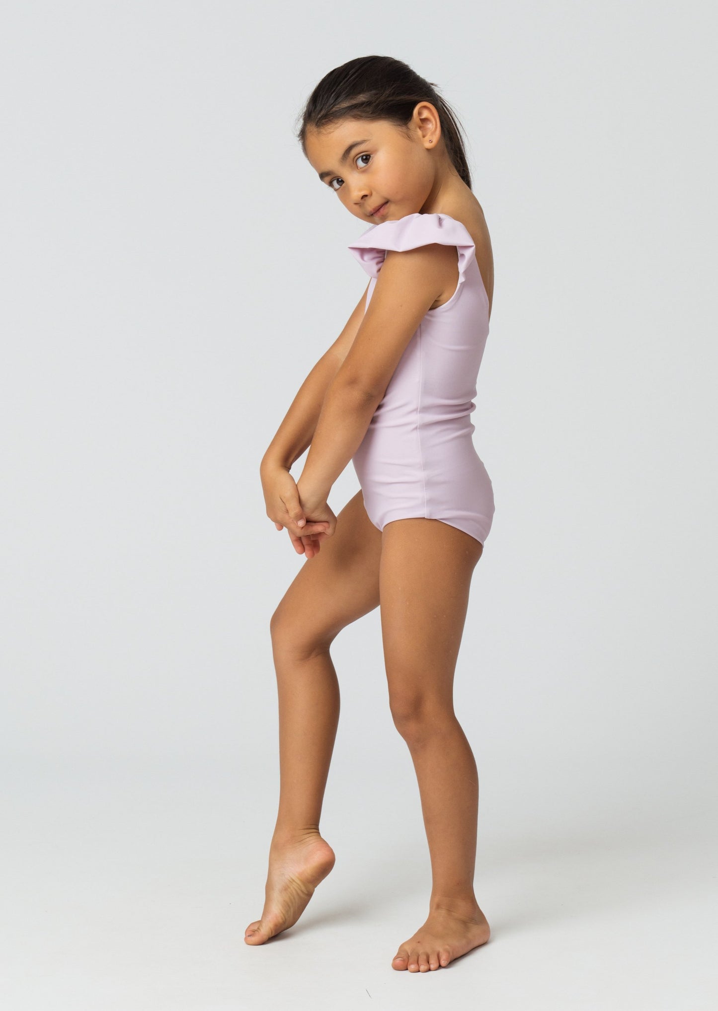 Leonor Girls One Piece in Amethyst