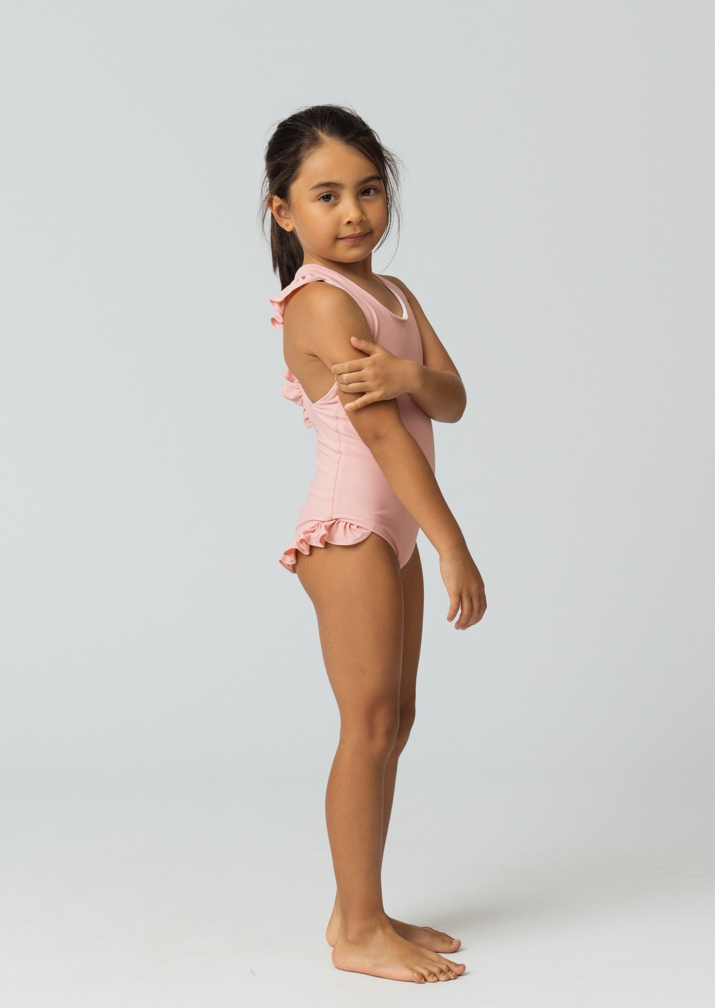 Tabitha Girls One Piece in Blush Rose