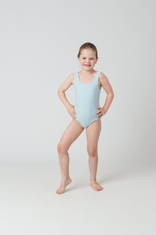 Olivia Girls One Piece in Aquamarine