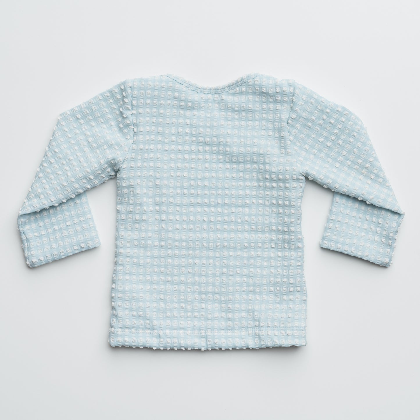 Rashie Top in Aquamarine Gingham