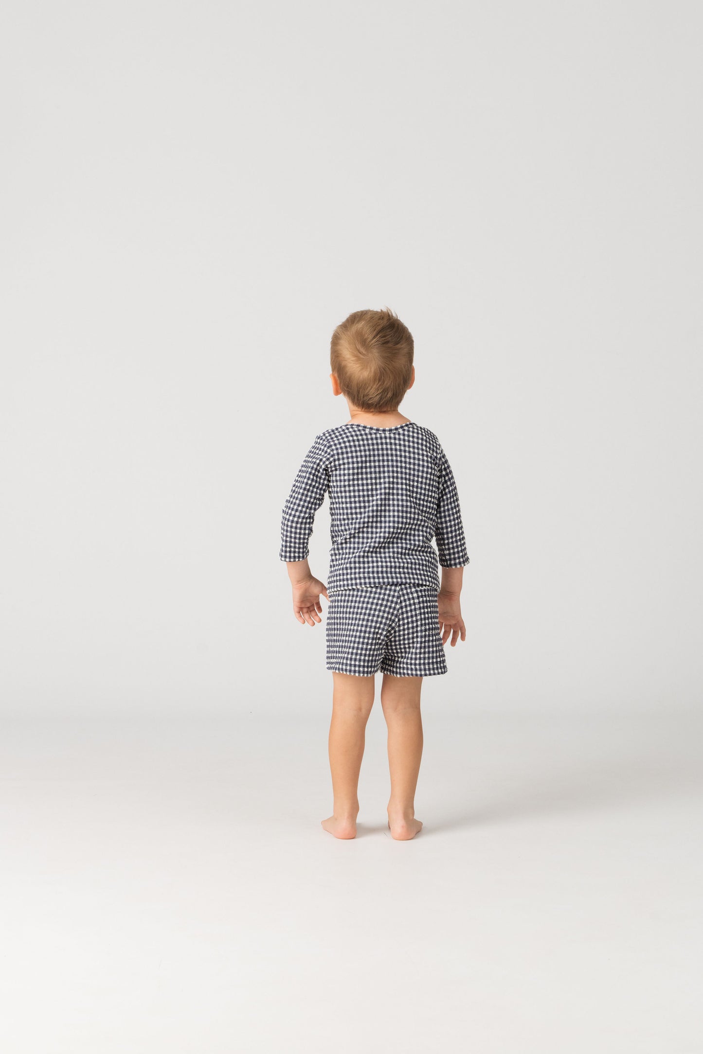 Rashie Top in Sapphire Gingham