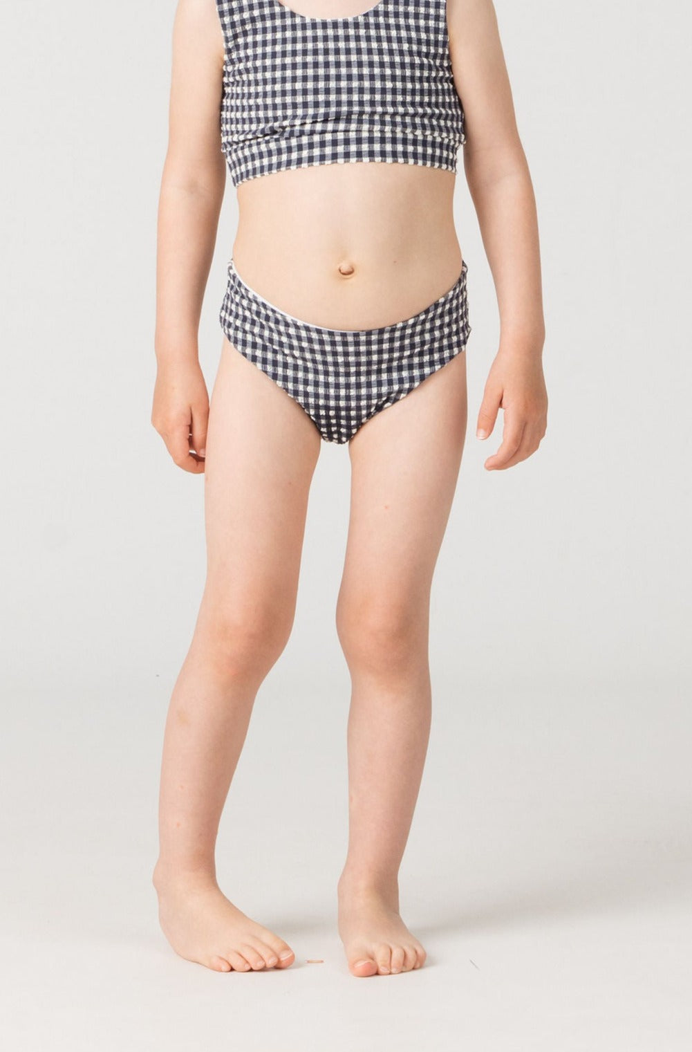 Emily Girls' Bottom in Sapphire Gingham
