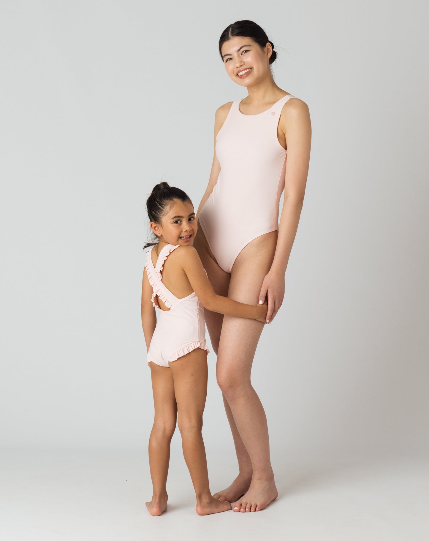 Tabitha Girls One Piece in Rose Quartz