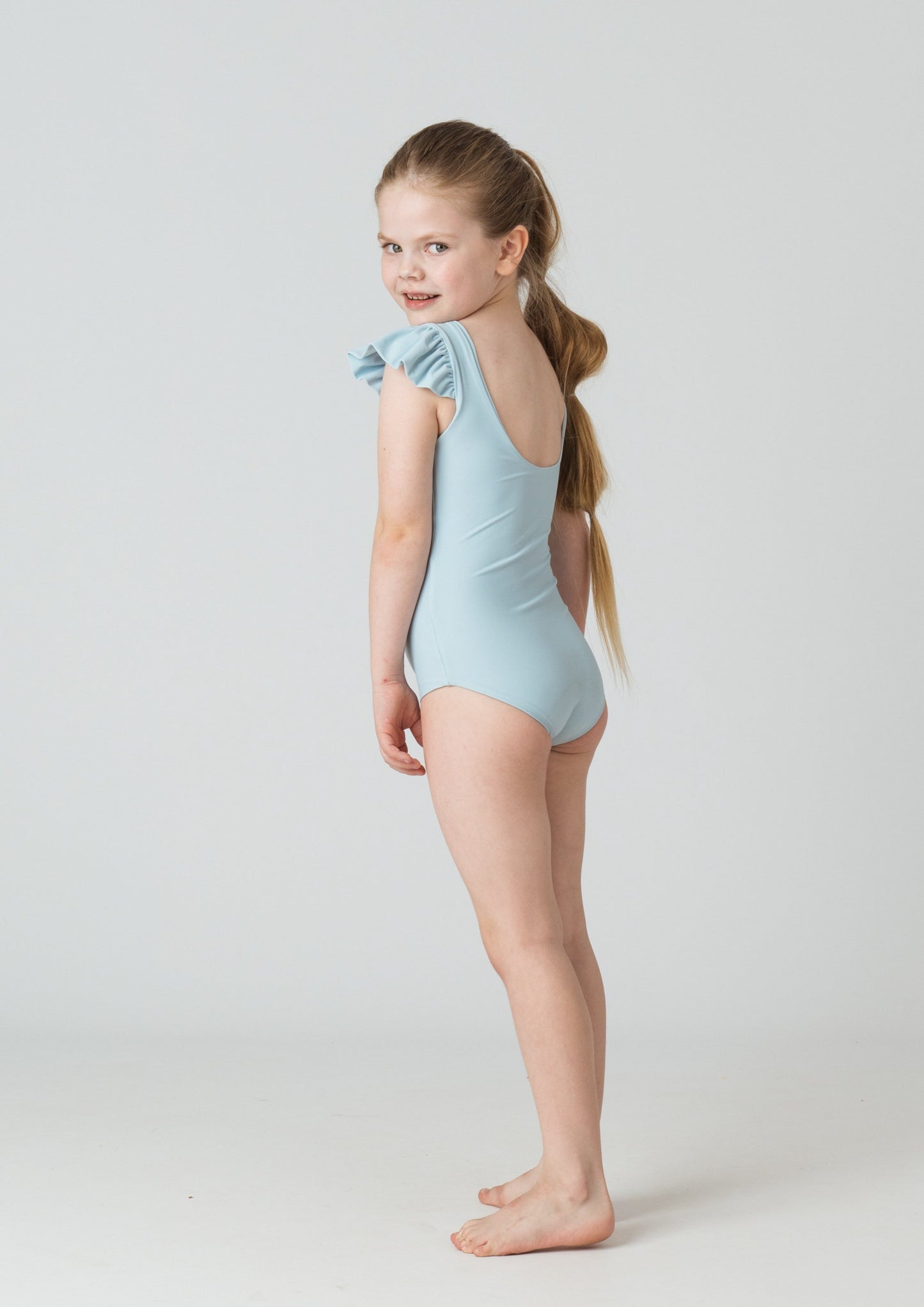 Leonor Girls One Piece in Aquamarine