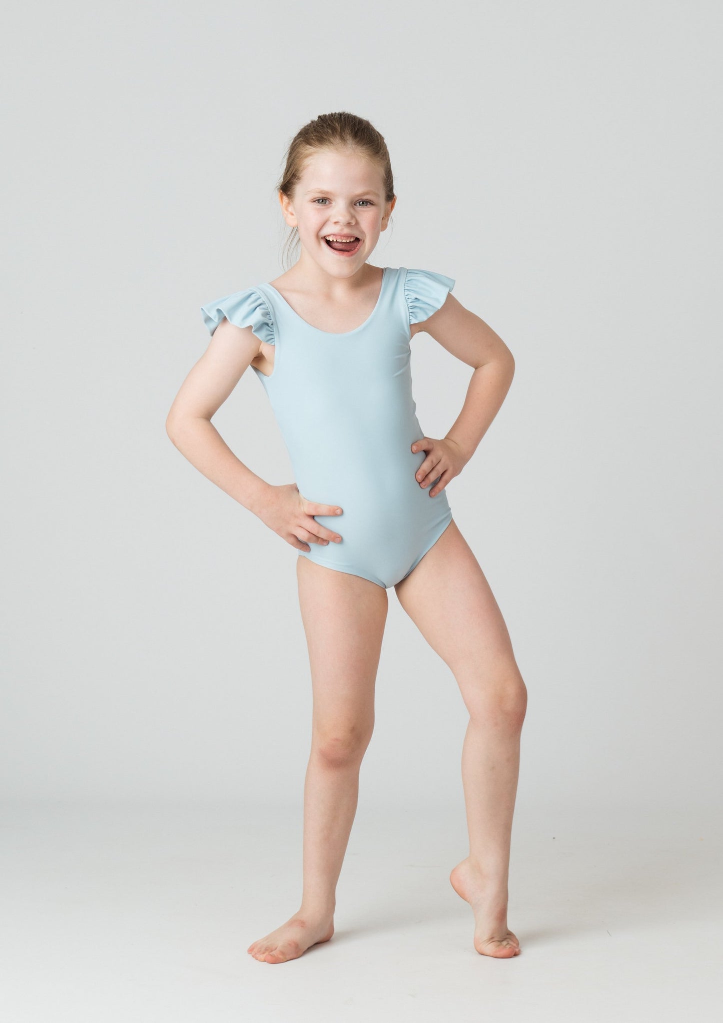 Leonor Girls One Piece in Aquamarine