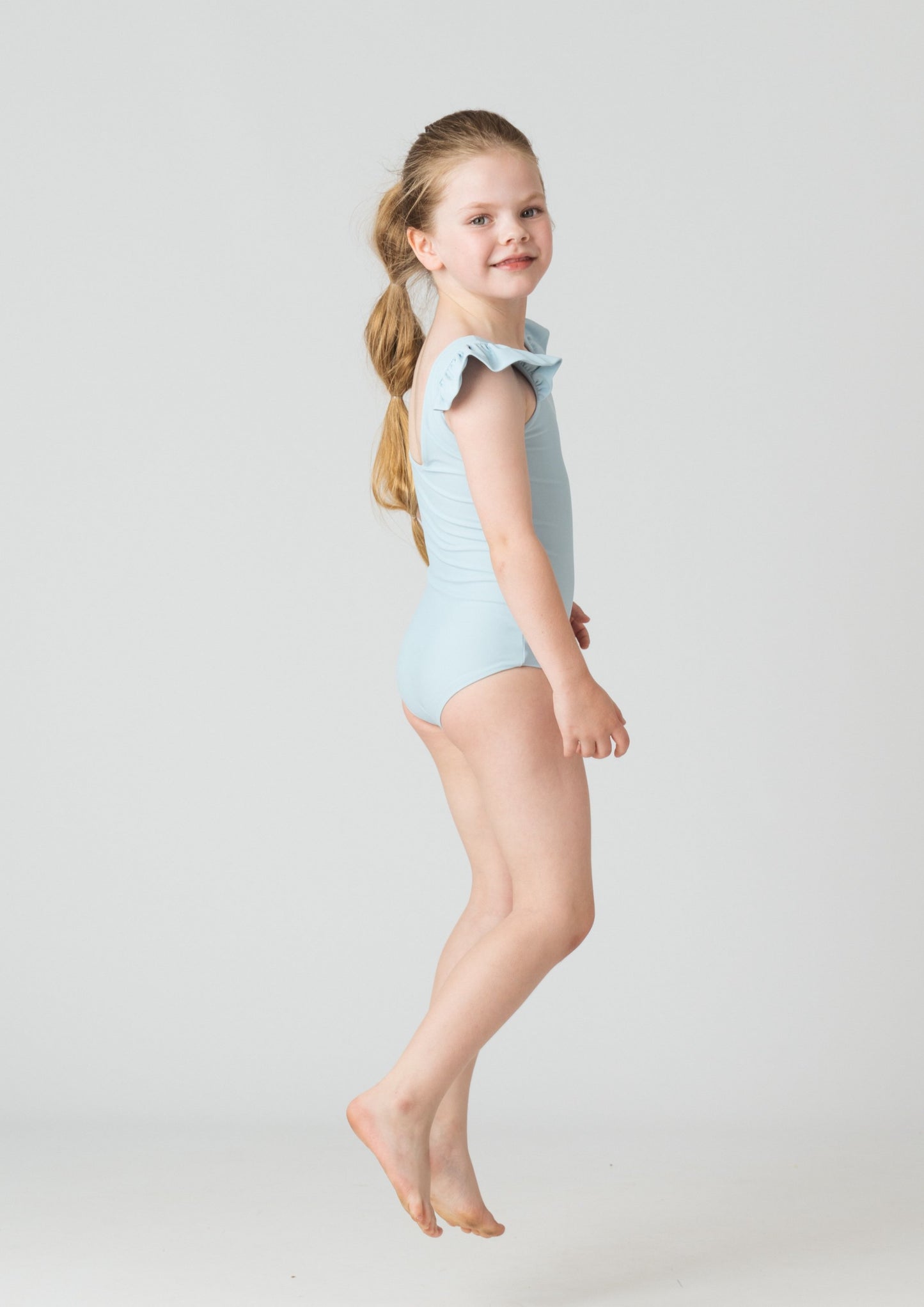 Leonor Girls One Piece in Aquamarine