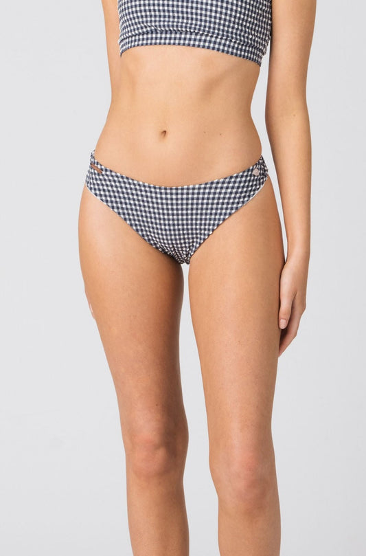 Hailey Bottom in Sapphire Gingham