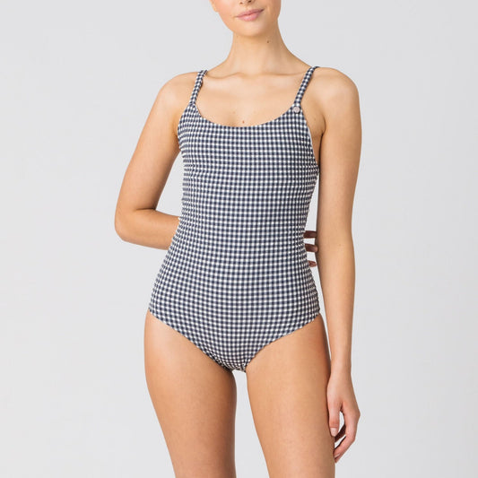 Lisa One Piece in Sapphire Gingham