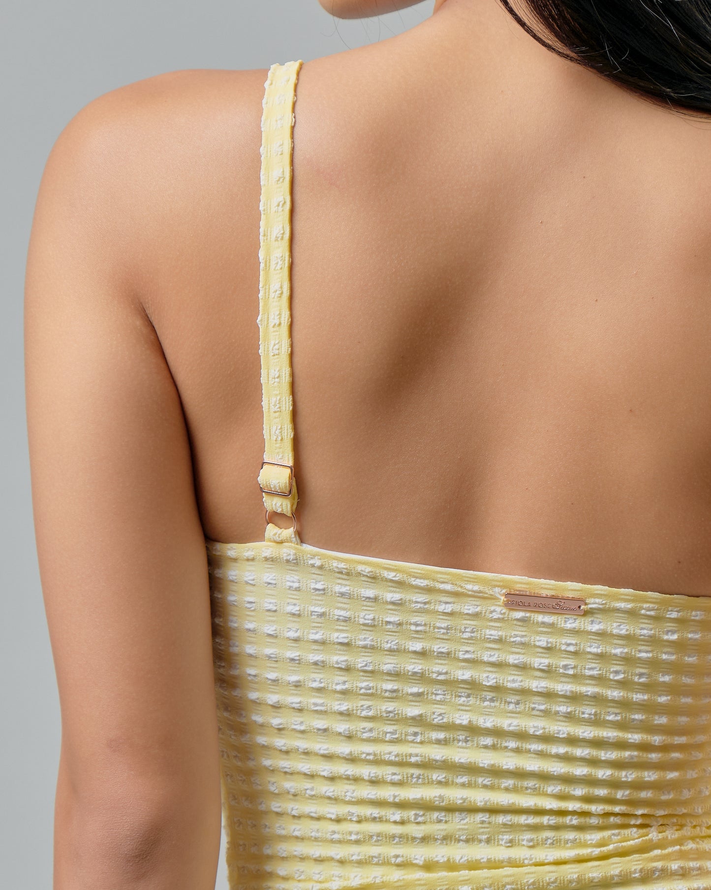 Lisa One Piece in Citrine Gingham