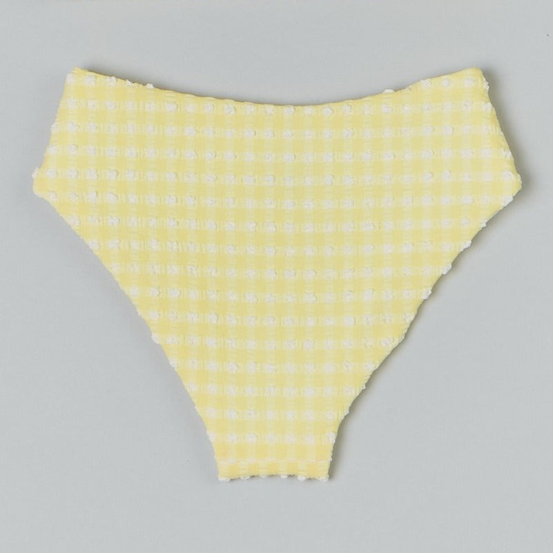 Emily Girls Bikini Bottom in Citrine Gingham