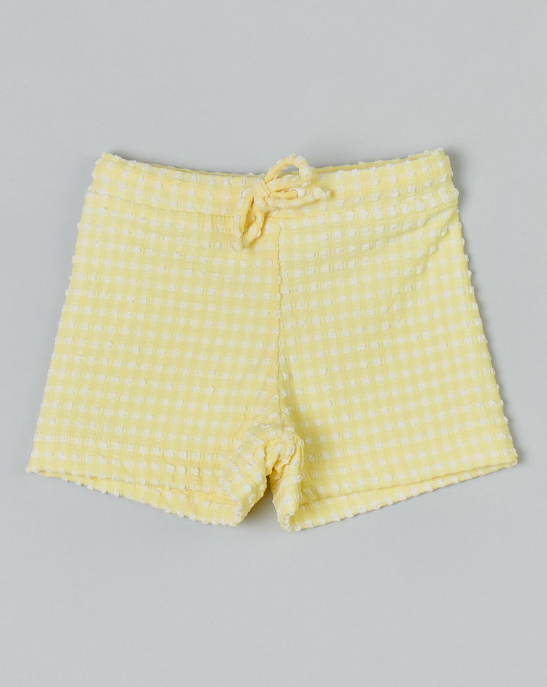 Baby Swim Trunks Citrine Gingham