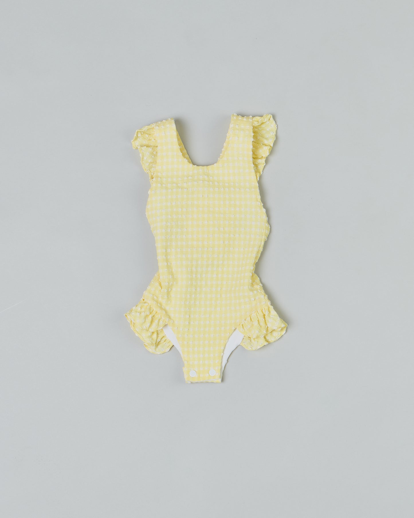 Tabitha Girls One Piece in Citrine Gingham