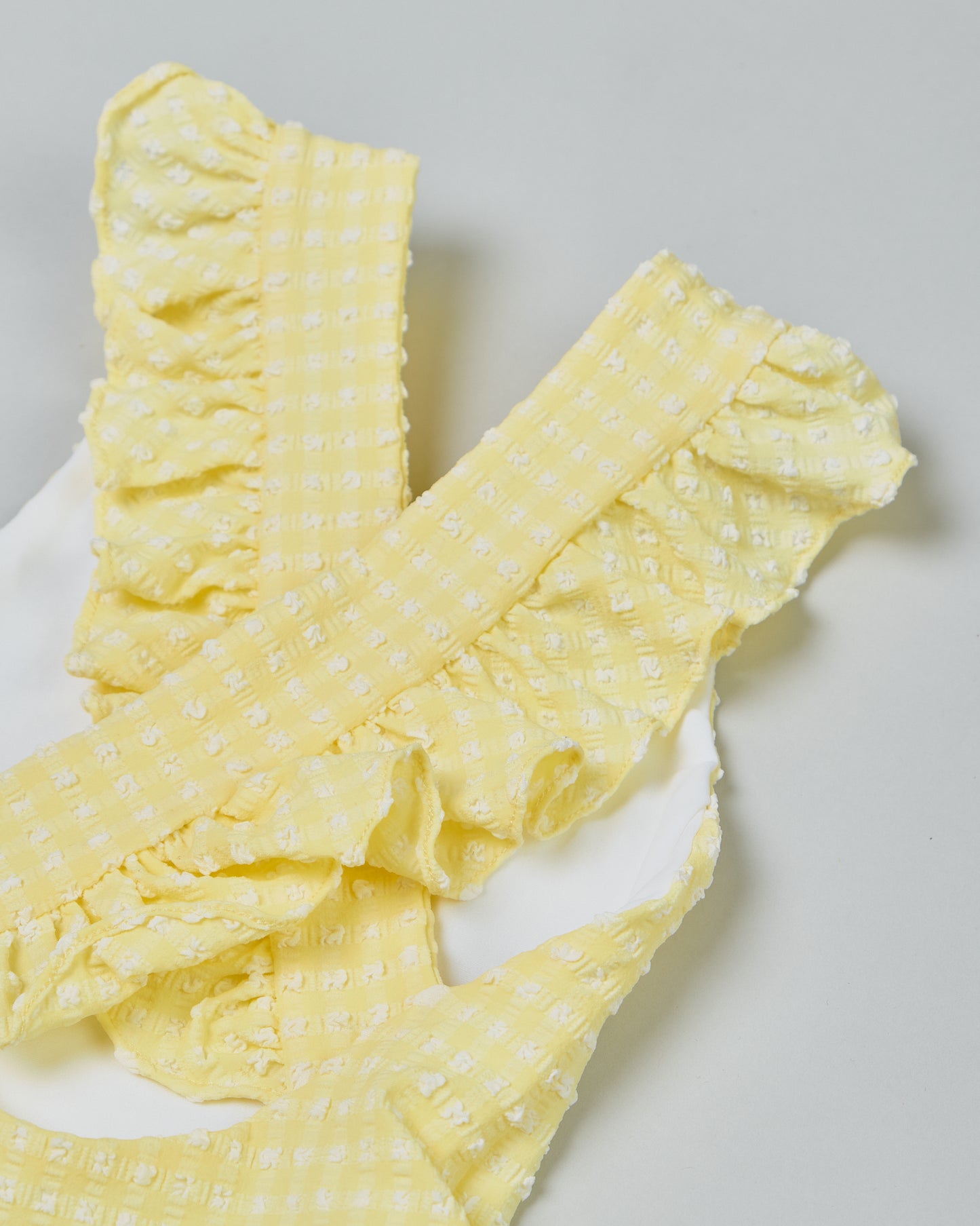 Tabitha Girls One Piece in Citrine Gingham