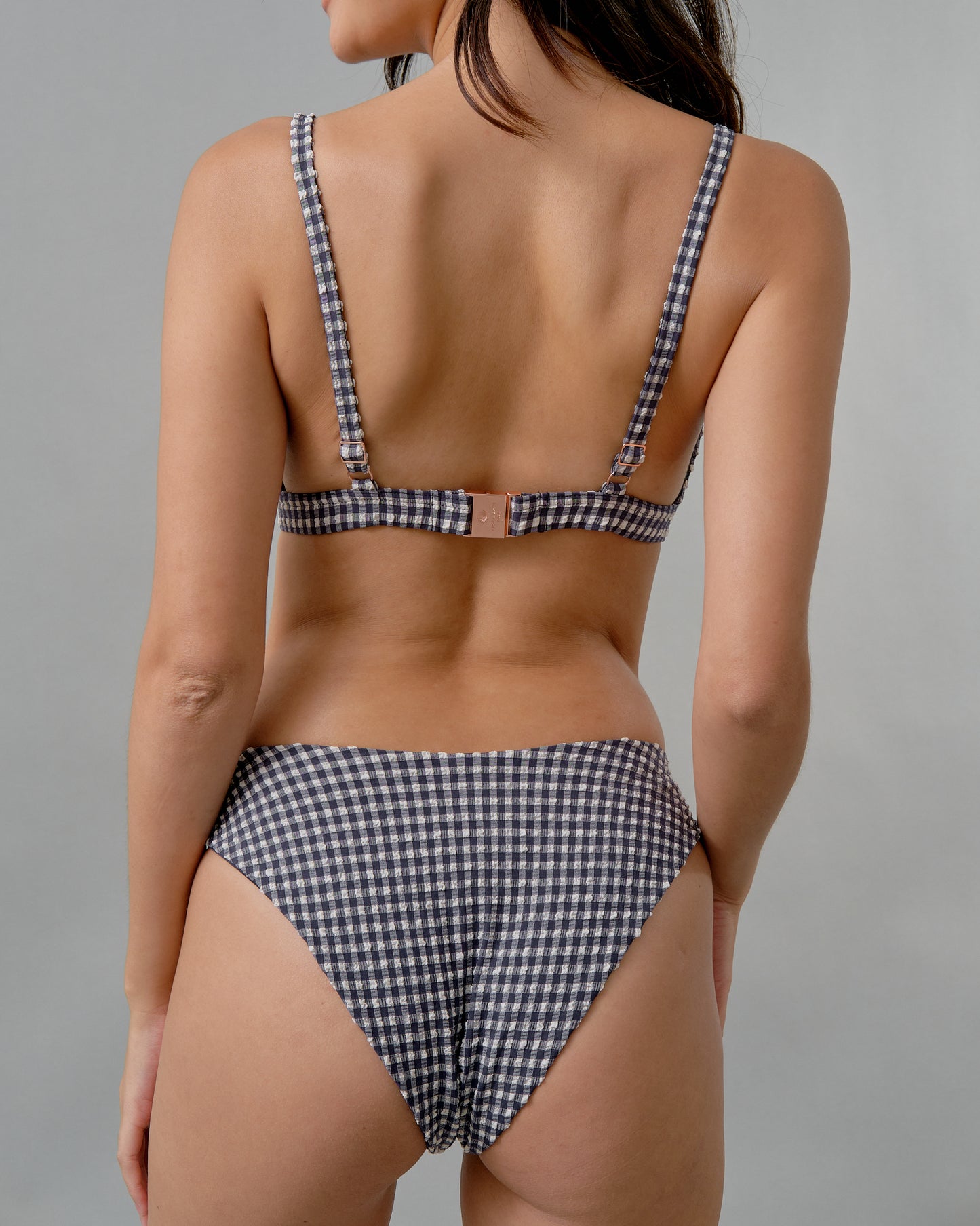 Ariella Top in Sapphire Gingham