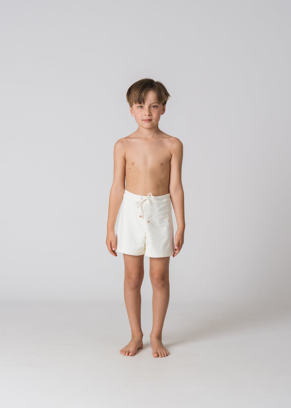 Boys Swim Trunks in Ivoire