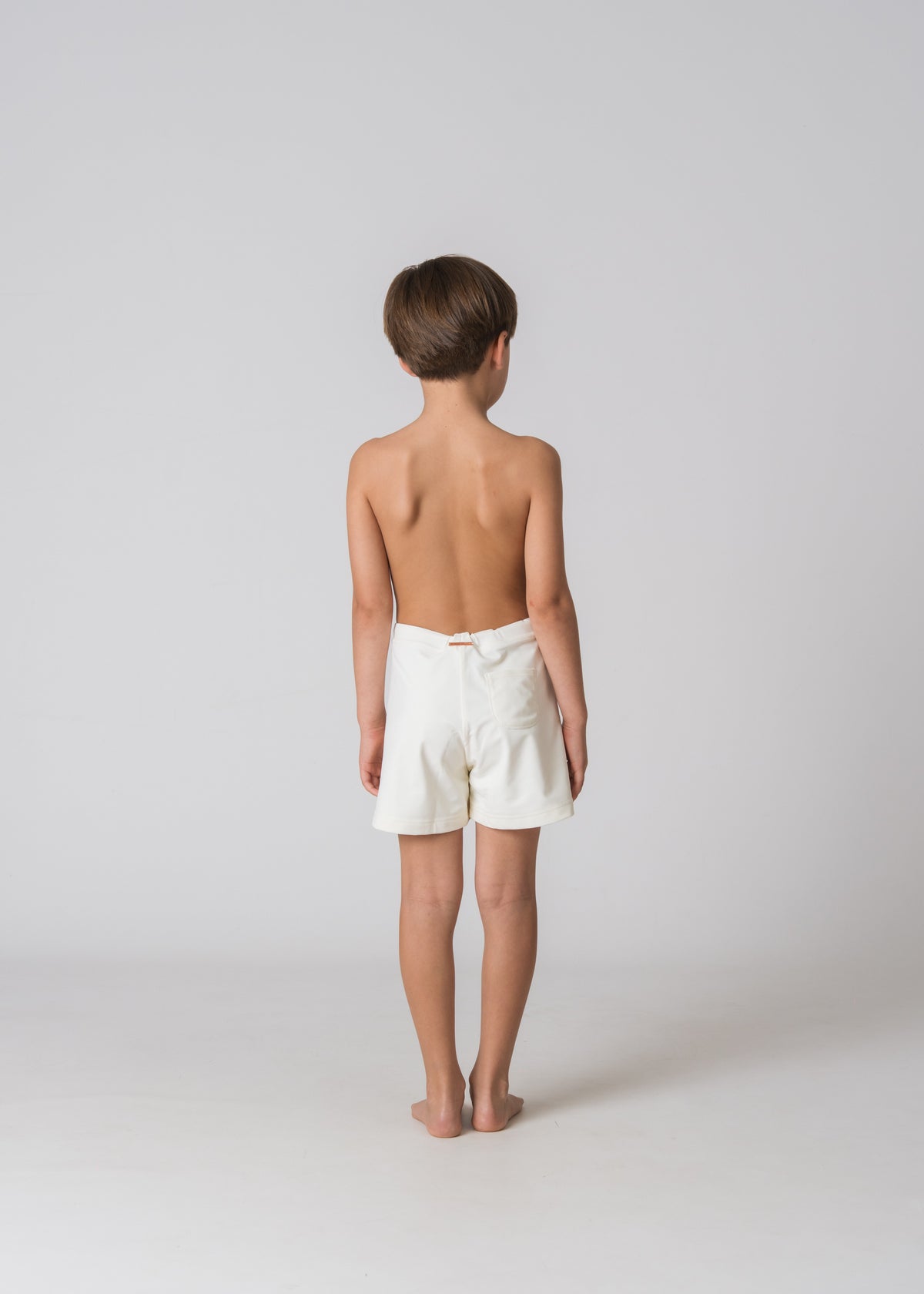 Boys Swim Trunks in Ivoire