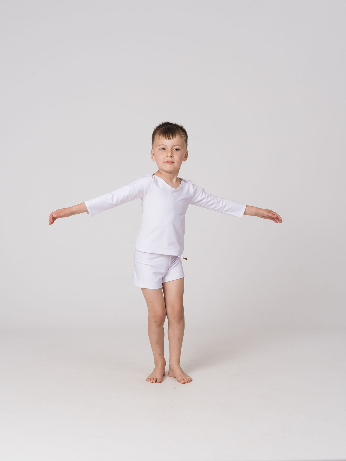 Kids Swim Trunks in Moonstone