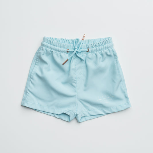 Boy's Swim Trunks in Aquamarine