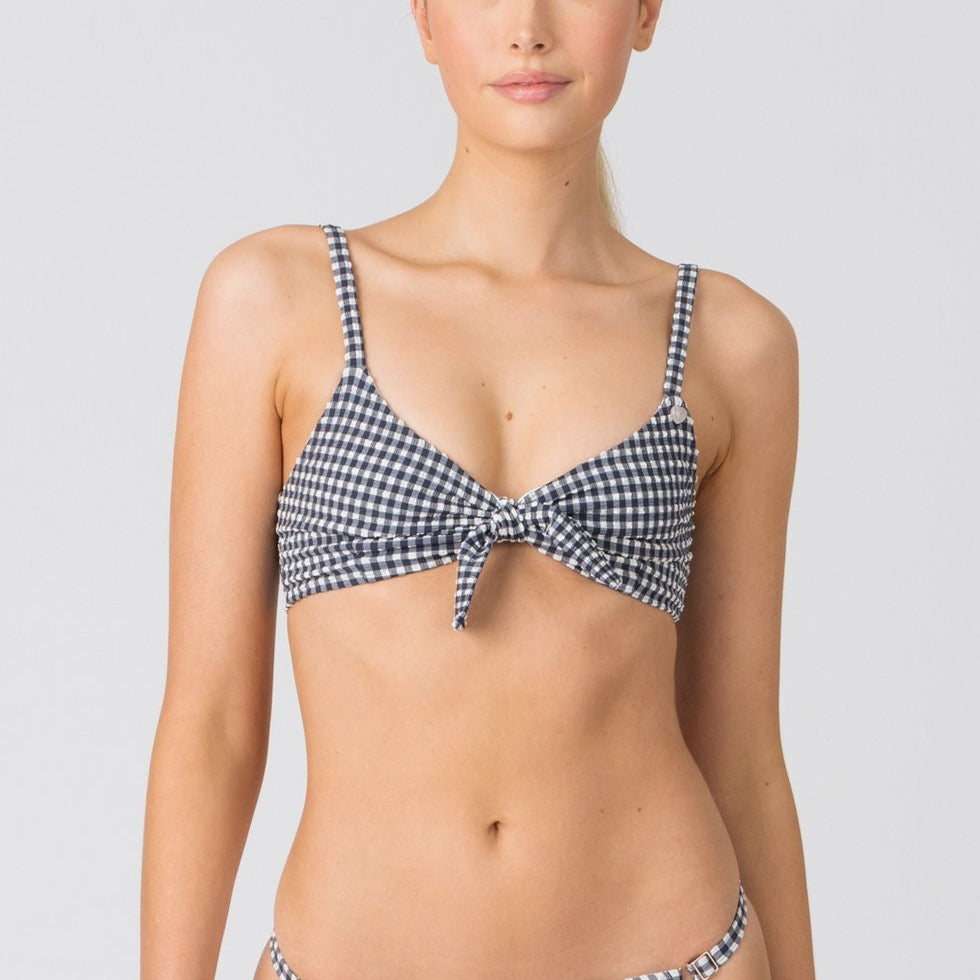 Alessandra Top in Sapphire Gingham