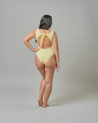 Maxine One Piece in Citrine Gingham
