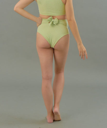 Leilani Bottom in Jade Gingham