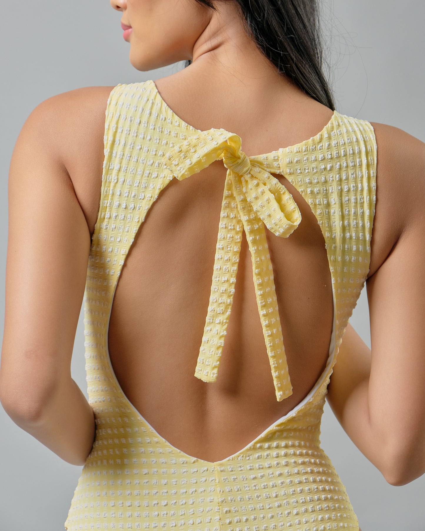 Maxine One Piece in Citrine Gingham