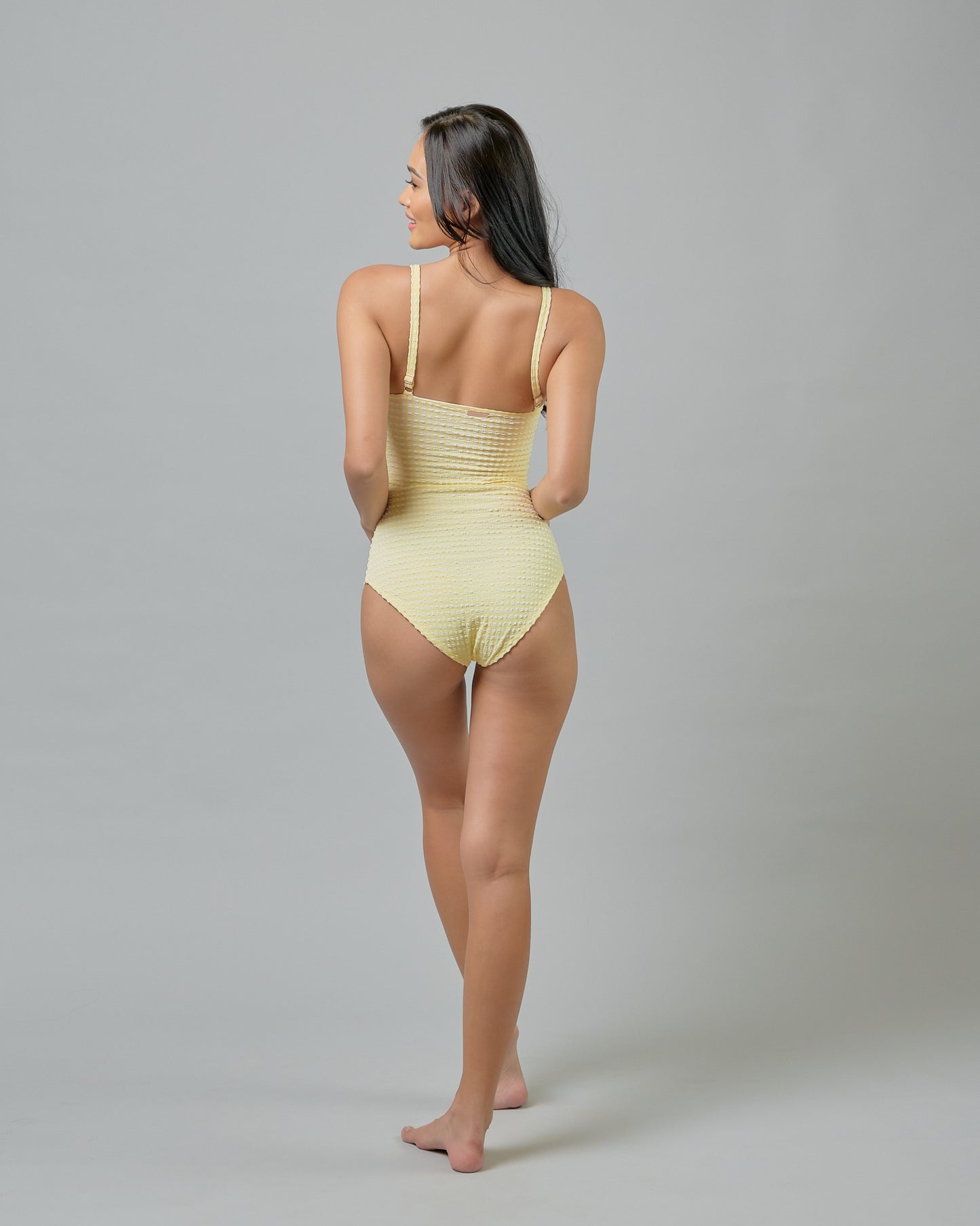 Lisa One Piece in Citrine Gingham